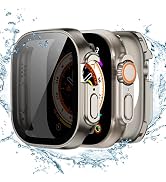 Tensea (2-in-1 for Waterproof Apple Watch Ultra 2/Ultra Screen Protector Case 49mm, iWatch Protec...