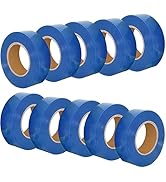 DOPKUSS 10-Pack Blue Electrical Tape Waterproof, 3/4 in x 66ft, Industrial Grade UL/CSA Listed Hi...
