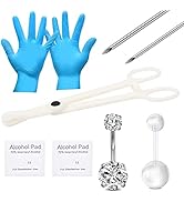 QWALIT Belly Button Piercing Kit Belly Piercing Kit Body Piercing Kits for All Piercings