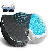 EcoNour Gel Seat Cushion for Pressure Relief | Cushion for Sciatica | Seat Cushions for Tailbone ...