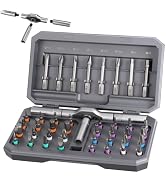 GRENTOOL Precision Screwdriver Set, 42 in 1 Magnetic Screwdriver, Portbale Ratchet Screw Driver S...