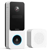 aosu Video Doorbell Camera Wireless, 2K QHD, 170° Wide Angle, 2.4?GHz WiFi | No Subscription Requ...