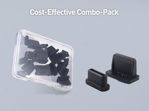 Combo-Pack USB-C and USB Port Covers
