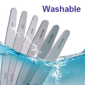 Nail buffer file set is a breeze to clean and maintain, washable, reusable