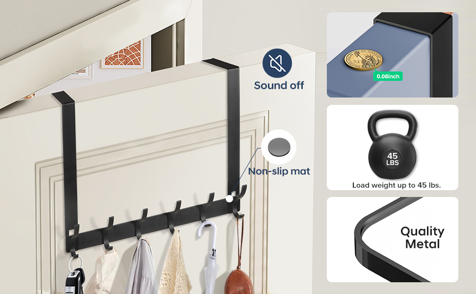 Over The Door Hooks,Screw free