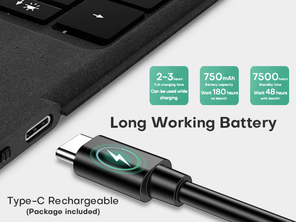 Long Work Recharge Battery