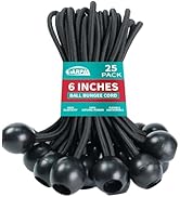 TARPAL Ball Bungee Cord Heavy-Duty Versatile Indoor or Outdoor Use, Tarp Tie-Down, Organize & Sec...