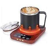 Kaoer Mug Warmer, Cup Warmer for Desk with 15oz Coffee Mug, 36W Electric Coffee Cup Warmer with A...