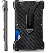 BULLIANT Slim Wallet, Men Gift Wallet Money Clip Aluminum Card Holder Expandable for 15 Cards RFI...