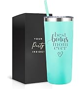 Best Mom Ever Tumbler - 22oz Stainless Steel, Double-Wall Insulation for Temperature Retent...