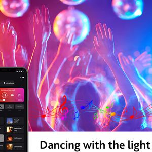music sync color changing light bulbs with music
