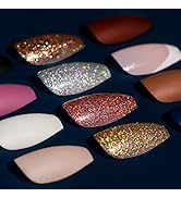 Teenitor Press on Nails,288PCS Matte Press on Nails Medium Length, Acrylic Fake Nails Full Cover,...
