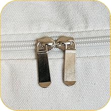 Sturdy double zipper