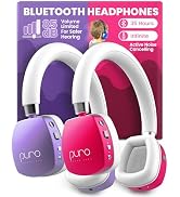 Puro Sound Labs PuroQuiet Plus Noise Cancelling Headphones for Kids - Bluetooth, On-Ear Design wi...