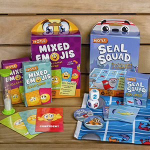 mixed emojis; seal squad; children's; games; educational games; hoyle games; card games
