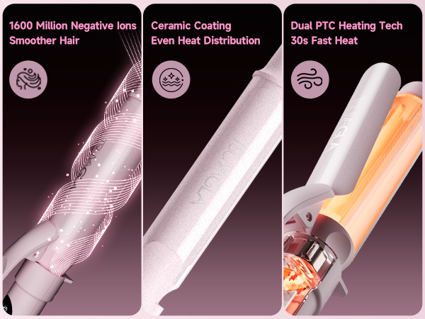 Ceramic Barrel Curling Iron