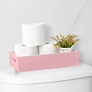 pink bathroom basket