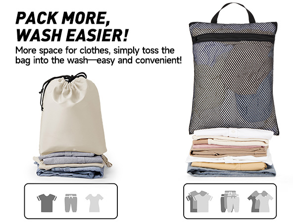 suitcase organizer machine washable packing cubes