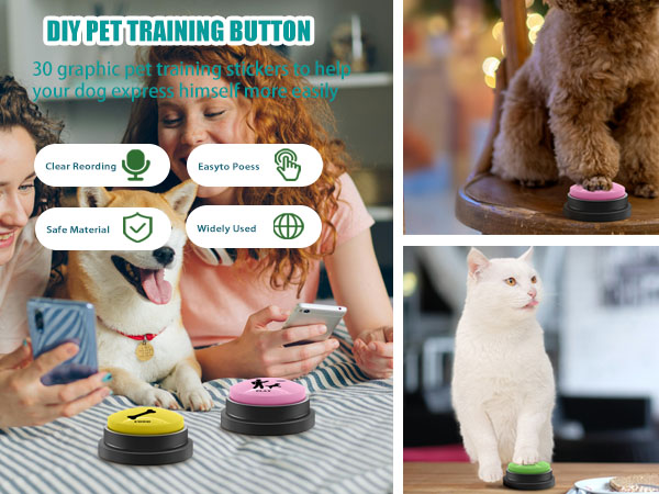 Dog speaking buttons