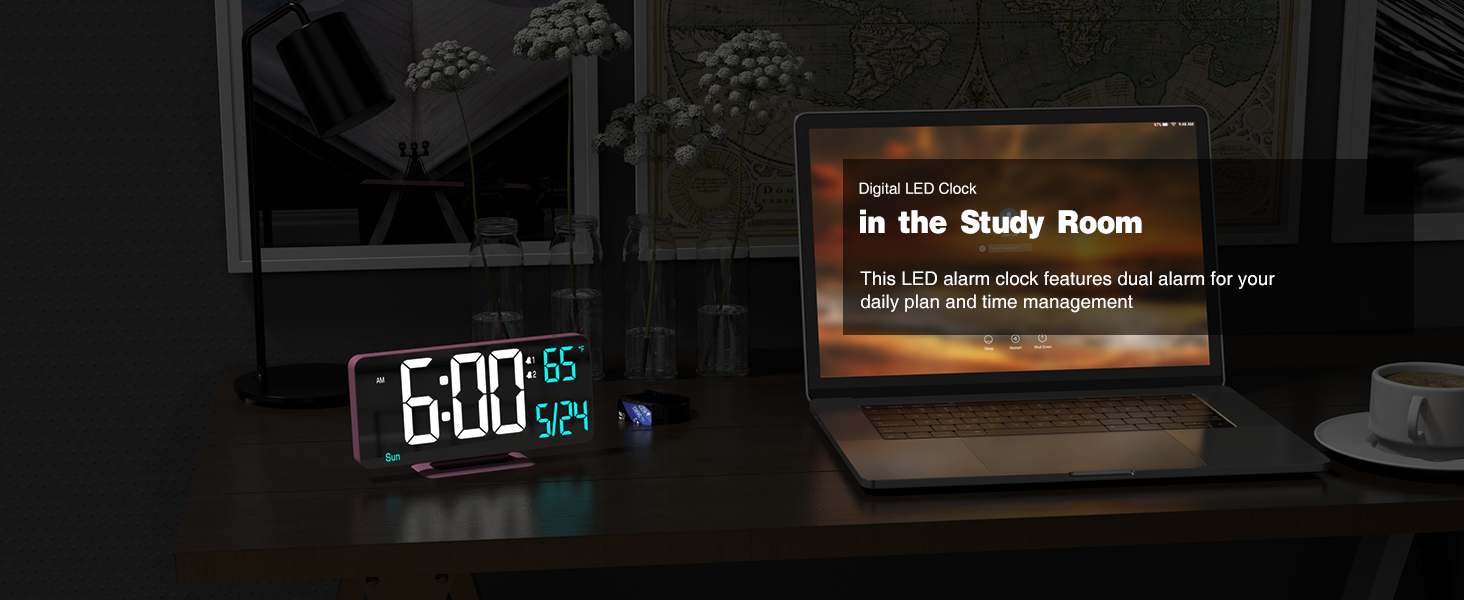 digital led clock