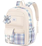 FIUAIE School Laptop Backpack for Teen Girls: Cute Bookbag for Middle High School Casual Daypack ...