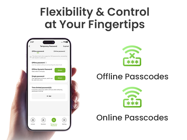keyless entry door lock