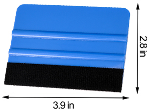 Plastic Felt Edge Vinyl Squeegee