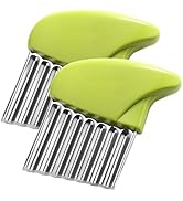 Crinkle Cutter Stainless Steel Potato Slicer Heavy Duty Wavy Crinkle Cutting Chopping Tools with ...