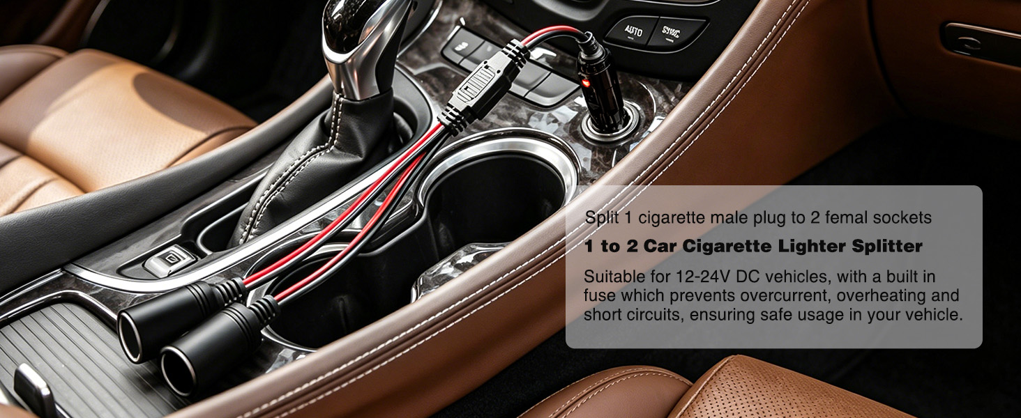 car cigarette lighter splitter
