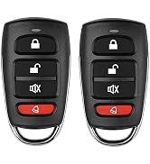 433.92 MHz Garage Door Opener Remote, JKZTJOF 4 Channel Universal Garage Door Remote for Most Man...