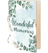 SUPERDANT Wonderful Memories Greeting Card Organizer Birthday Gift Card Holder Watercolor Leaf Ca...
