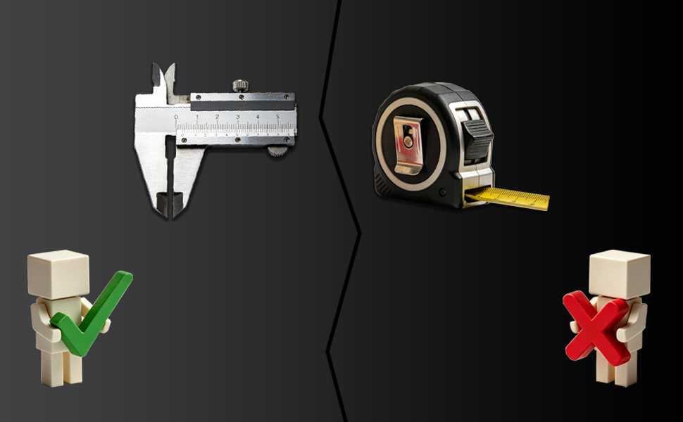 How to measure screws correctly with caliper or safety warning safety, measurement, small parts