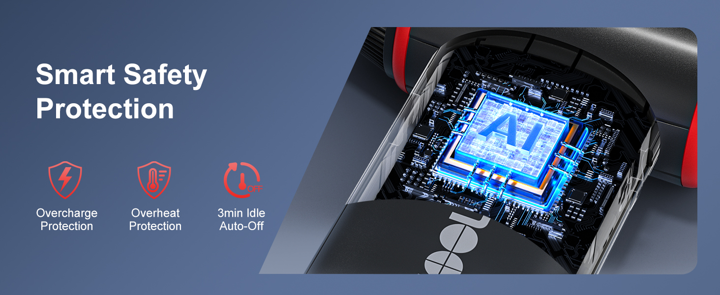 GOOLOO pc cleaner air duster with intelligent protection function