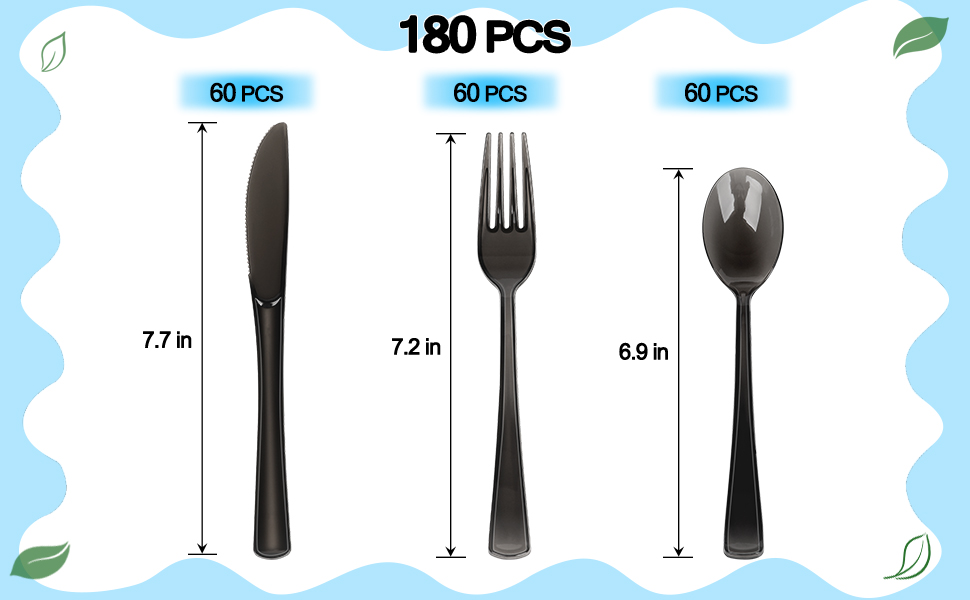 Disposable Clear Cutlery Set
