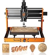 CNC Router Machine, ACMER Ascarva 3 S 500W CNC Milling Machine, Working Area 11.81” x 7.09” x 3.0...
