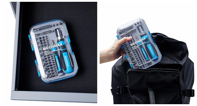 68 pc Ratchet Screwdriver Set Storage & Portable