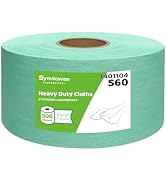 Synvicovan Jumbo Roll Industrial Cleaning Wipes, Super Absorbent Heavy Duty Cloths, Green (1 Roll...