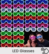 LovesTown 40PCS LED Glasses Party Favors, 3 Modes Light up Glasses, Glow in the Dark Party Suppli...