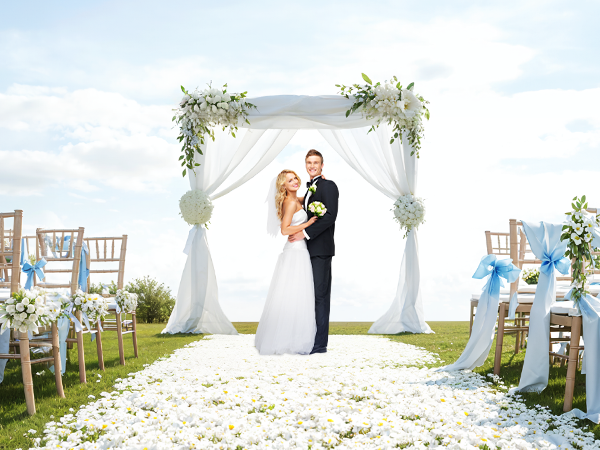 EMART Backdrop Stand 10x7ft Photo Studio Adjustable Background Stand Support Kit for Wedding p