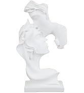 Midremer Couples Kiss Sculpture, Abstract Art Couple Figurine, Home Furnishing Resin Statue Decor...