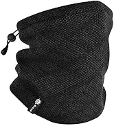 Botack Neck Warmer Gaiter Fleece Knitted Double Layer Winter Neck Scarf 3 in 1 Beanie Hat Mens Wo...