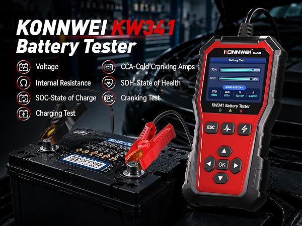 KW341 Battery Tester