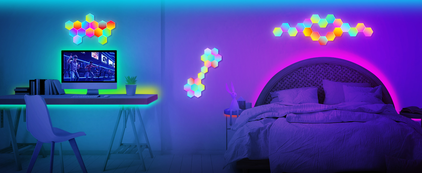 Hexagon Wall Light