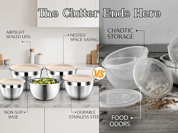 mixing bowls with lids