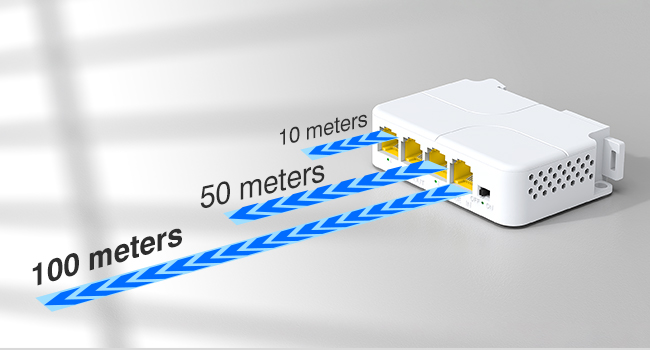Stable Long-Distance Power and Gigabit Data Transmission