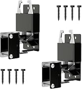 TRIPLE DEER 2 Way Farm Gate Latch, Heavy Duty Gate Latches for Metal Tube Gates