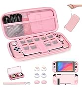 Younik Switch Case for Switch 2017, Portable Switch Carrying Case, 14 in 1 Accessories Kit with S...
