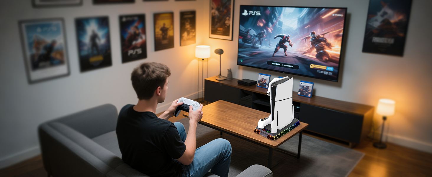 ps5 station ps5 slim cooling station playstation accessories