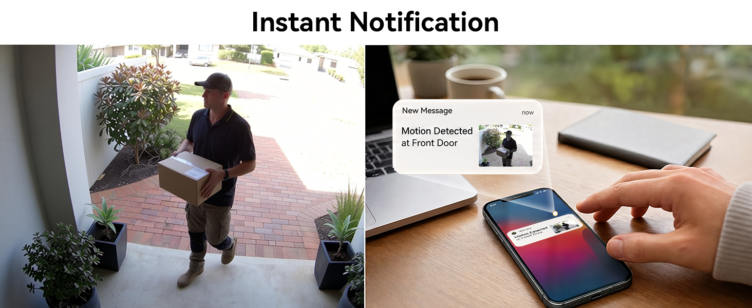 Instantly send notifications upon detecting content
