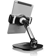 Tablet Stands and Holders Adjustable: Tablet Cell Phone Holder 360 Degree Swivel Angle Rotation f...